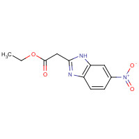 157688-27-2 ethyl 2-(6-nitro-1H-benzimidazol-2-yl)acetate chemical structure