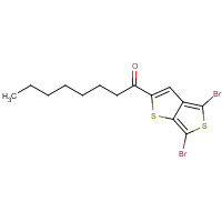 1327334-59-7 1-(4,6-dibromothieno[2,3-c]thiophen-2-yl)octan-1-one chemical structure