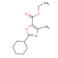 933782-12-8 ethyl 2-cyclohexyl-4-methyl-1,3-oxazole-5-carboxylate chemical structure