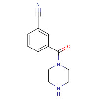 1016684-78-8 3-(piperazine-1-carbonyl)benzonitrile chemical structure