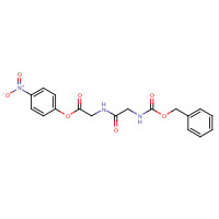 13574-81-7 (4-nitrophenyl) 2-[[2-(phenylmethoxycarbonylamino)acetyl]amino]acetate chemical structure