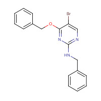 885952-25-0 N-benzyl-5-bromo-4-phenylmethoxypyrimidin-2-amine chemical structure
