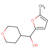 1342443-13-3 (5-methylfuran-2-yl)-(oxan-4-yl)methanol chemical structure