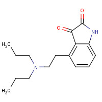 102842-51-3 4-[2-(dipropylamino)ethyl]-1H-indole-2,3-dione chemical structure