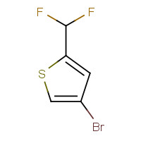627526-93-6 4-bromo-2-(difluoromethyl)thiophene chemical structure