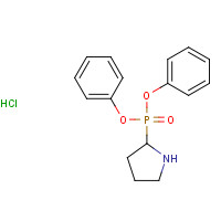 174298-14-7 2-diphenoxyphosphorylpyrrolidine;hydrochloride chemical structure
