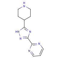 893424-21-0 2-(5-piperidin-4-yl-1H-1,2,4-triazol-3-yl)pyrimidine chemical structure
