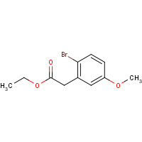 30414-82-5 ethyl 2-(2-bromo-5-methoxyphenyl)acetate chemical structure