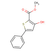 5556-23-0 methyl 3-hydroxy-5-phenylthiophene-2-carboxylate chemical structure