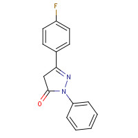 575455-54-8 5-(4-fluorophenyl)-2-phenyl-4H-pyrazol-3-one chemical structure