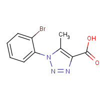 210159-10-7 1-(2-bromophenyl)-5-methyltriazole-4-carboxylic acid chemical structure