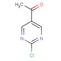 110100-00-0 1-(2-chloropyrimidin-5-yl)ethanone chemical structure