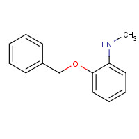144879-44-7 N-methyl-2-phenylmethoxyaniline chemical structure