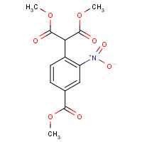 1160293-27-5 dimethyl 2-(4-methoxycarbonyl-2-nitrophenyl)propanedioate chemical structure