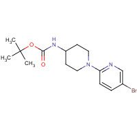 1042917-47-4 tert-butyl N-[1-(5-bromopyridin-2-yl)piperidin-4-yl]carbamate chemical structure