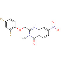 628326-55-6 2-[(2,4-difluorophenoxy)methyl]-3-methyl-7-nitroquinazolin-4-one chemical structure