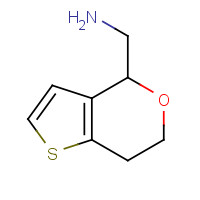 63932-26-3 6,7-dihydro-4H-thieno[3,2-c]pyran-4-ylmethanamine chemical structure