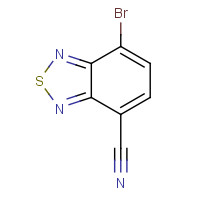 1331742-86-9 4-bromo-2,1,3-benzothiadiazole-7-carbonitrile chemical structure