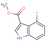 101909-44-8 methyl 4-iodo-1H-indole-3-carboxylate chemical structure