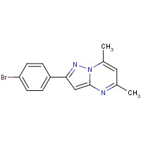 310422-24-3 2-(4-bromophenyl)-5,7-dimethylpyrazolo[1,5-a]pyrimidine chemical structure