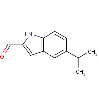 1219928-73-0 5-propan-2-yl-1H-indole-2-carbaldehyde chemical structure
