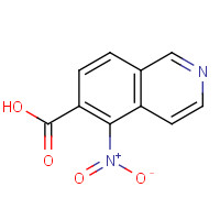 1146298-63-6 5-nitroisoquinoline-6-carboxylic acid chemical structure
