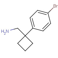 1039932-36-9 [1-(4-bromophenyl)cyclobutyl]methanamine chemical structure