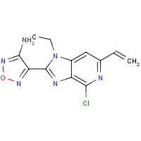 913642-32-7 4-(4-chloro-6-ethenyl-1-ethylimidazo[4,5-c]pyridin-2-yl)-1,2,5-oxadiazol-3-amine chemical structure