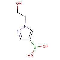 1086063-70-8 [1-(2-hydroxyethyl)pyrazol-4-yl]boronic acid chemical structure
