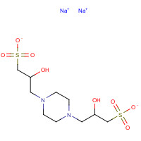 108321-07-9 disodium;2-hydroxy-3-[4-(2-hydroxy-3-sulfonatopropyl)piperazin-1-yl]propane-1-sulfonate chemical structure