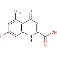 123157-63-1 7-iodo-5-methyl-4-oxo-1H-quinoline-2-carboxylic acid chemical structure