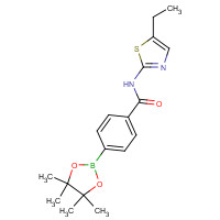 1419221-39-8 N-(5-ethyl-1,3-thiazol-2-yl)-4-(4,4,5,5-tetramethyl-1,3,2-dioxaborolan-2-yl)benzamide chemical structure