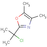 1092352-16-3 2-(2-chloropropan-2-yl)-4,5-dimethyl-1,3-oxazole chemical structure