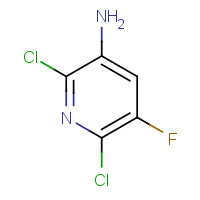 152840-65-8 2,6-dichloro-5-fluoropyridin-3-amine chemical structure