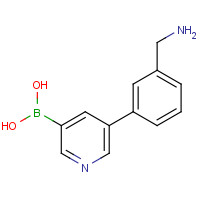 1226849-26-8 [5-[3-(aminomethyl)phenyl]pyridin-3-yl]boronic acid chemical structure