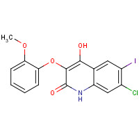1398341-78-0 7-chloro-4-hydroxy-6-iodo-3-(2-methoxyphenoxy)-1H-quinolin-2-one chemical structure