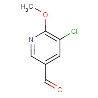 132865-44-2 5-chloro-6-methoxypyridine-3-carbaldehyde chemical structure