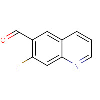 1185768-18-6 7-fluoroquinoline-6-carbaldehyde chemical structure