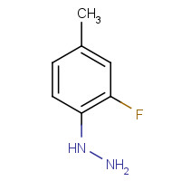 5596-75-8 (2-fluoro-4-methylphenyl)hydrazine chemical structure
