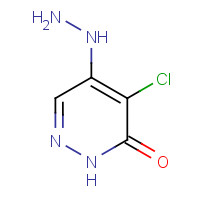 6959-56-4 5-chloro-4-hydrazinyl-1H-pyridazin-6-one chemical structure