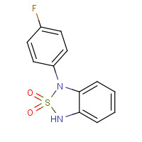 1033224-62-2 3-(4-fluorophenyl)-1H-2$l^{6},1,3-benzothiadiazole 2,2-dioxide chemical structure