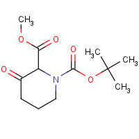 122019-53-8 1-O-tert-butyl 2-O-methyl 3-oxopiperidine-1,2-dicarboxylate chemical structure