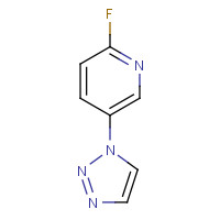 1192064-52-0 2-fluoro-5-(triazol-1-yl)pyridine chemical structure