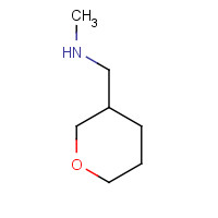 7179-97-7 N-methyl-1-(oxan-3-yl)methanamine chemical structure