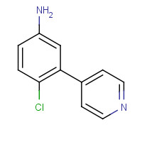 1426806-32-7 4-chloro-3-pyridin-4-ylaniline chemical structure