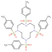 52667-88-6 1,4,7,10-tetrakis-(4-methylphenyl)sulfonyl-1,4,7,10-tetrazacyclododecane chemical structure