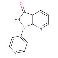 28739-53-9 1-phenyl-2H-pyrazolo[3,4-b]pyridin-3-one chemical structure