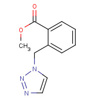 63777-61-7 methyl 2-(triazol-1-ylmethyl)benzoate chemical structure