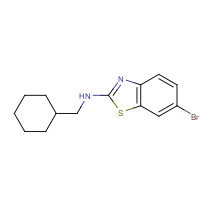 1112983-25-1 6-bromo-N-(cyclohexylmethyl)-1,3-benzothiazol-2-amine chemical structure