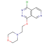 1353971-22-8 4-[2-(1-chloropyrido[3,4-d]pyridazin-4-yl)oxyethyl]morpholine chemical structure